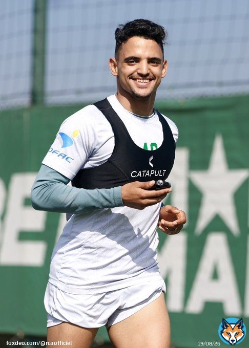 Back on track! Ayoub ElMaamouri rejoins the squad for training. #DimaRaja