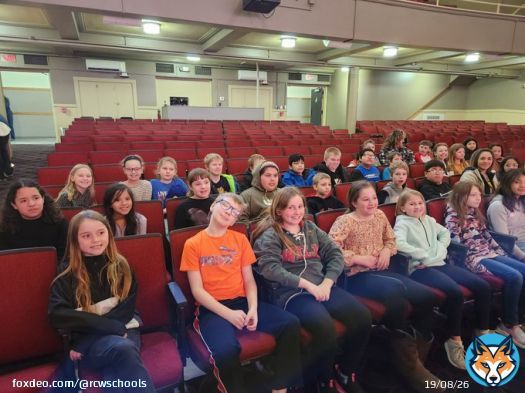 The 4th graders had a field trip to the Willmar Orchestra today. They listed to music pieces about the 'river' from 4 different famous musicians. They also were able to enjoy an ice cream cone from Dairy Queen for free cone day!