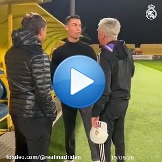 Nice to SIIIIIIIIIUUUU you, @Cristiano!   @MrAncelotti  @OficialRC3