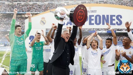 La Liga. &laquo;Реал Мадрид&raquo; &ndash; &laquo;Эспаньол&raquo; 4-0. Мнения тренеров  На пресс-конференции после матча 34-го тура Ла Лиги Карло Анчелотти поделился своими эмоциями от победы в чемпионате.   \u27a1\ufe0f