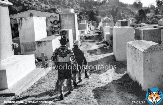 Solola residents visit the local cemetery. Guatemala, Central America. Gary Moore photo. Real World Photographs. #photography #cemetery #guatemala #photojournalism #blackandwhite #nikon #sweden #canada #malmo #realworldphotographs #garymoorephotography #travel #nineties