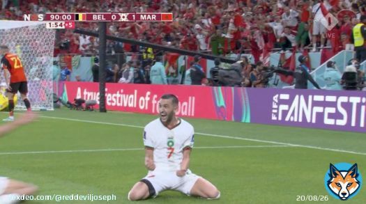 Have you ever seen Ziyech celebrate with this much intensity and pure joy ?  This is how much it means to him. This how much it means to all of us !   We are #TeamMorocco and we have nothing to envy others in terms of passion for this beautiful sport