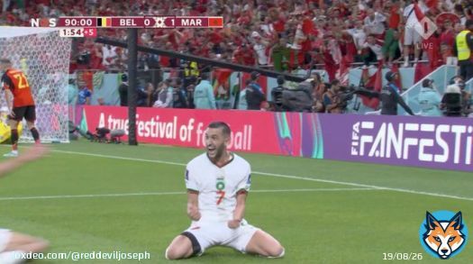 Have you ever seen Ziyech celebrate with this much intensity and pure joy ?  This is how much it means to him. This how much it means to all of us !   We are #TeamMorocco and we have nothing to envy others in terms of passion for this beautiful sport
