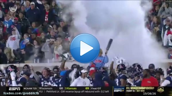 Coolest Dad Ever? Lane Kiffin's son handling the fire extinguisher on the Ole Miss sideline of the #EggBowl: