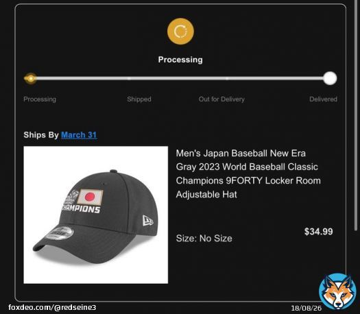 WBC 優勝 記念 グッズ キャップ NEW ERA ・選手がセレモニーで被っていた帽子に一目惚れ ・日本で発売されるかわからない ・争奪戦を避けたい ということで MLB Shop(アメリカ)からお取り寄せ 金額 ¥9700くらい(本体$35+送料$40) 到着 4月半ば 本体より送料のが高い!