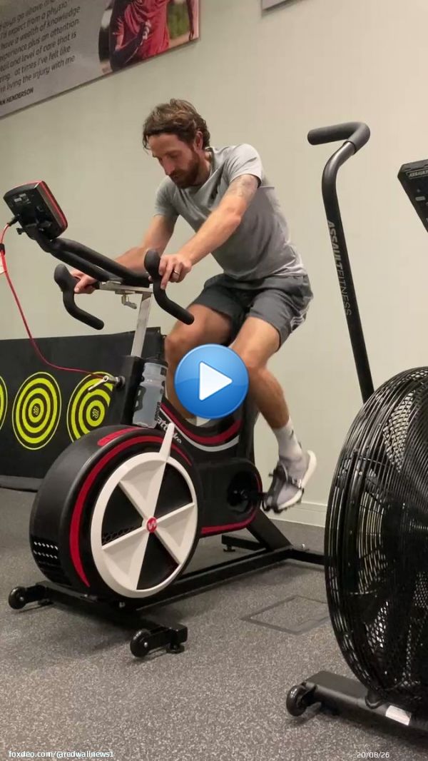 Cymru midfielder Joe Allen working hard to make the World Cup opener.  The Red Wall are all behind you Joey