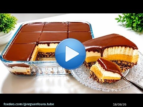 كيكة الطبقات الفاخرة بدون فرن سهلة واقتصادية مستحيل تجربيها ومتعاوديهاش Layer Chocolate Cake
