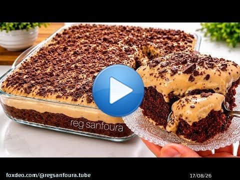 كيكة الشوكولاتة الشهيرة بكريمة لا تقاوم سهلة، اقتصادية وهشة جداً Layer Chocolate Cake