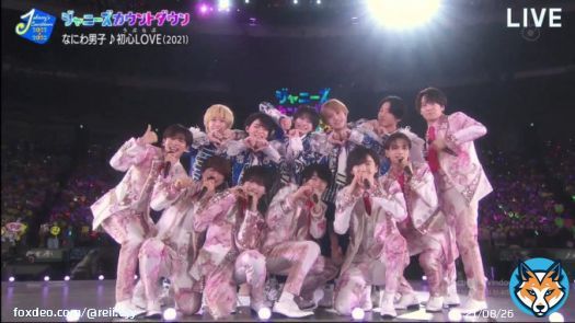 lilkan backdanced naniwa-chan this time  #ジャニーズカウントダウン