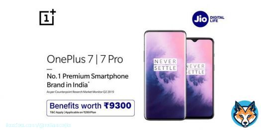 The #OnePlus7Pro could be your next smartphone. With 6.67 inch Fluid AMOLED display and a triple camera setup of 48MP + 16MP +8MP, experience a beautiful blend of power and true craftsmanship. With Jio, get benefits worth ₹9300. Get Now:   #OnePlus7Series