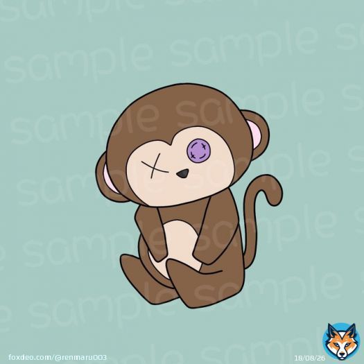 Here's an introduction to a new work Monkey Doll 20 There are many other original products, so if you don't mind, please browse through the profile link  #NFT #NFTJapan #opensea #NFTcollection
