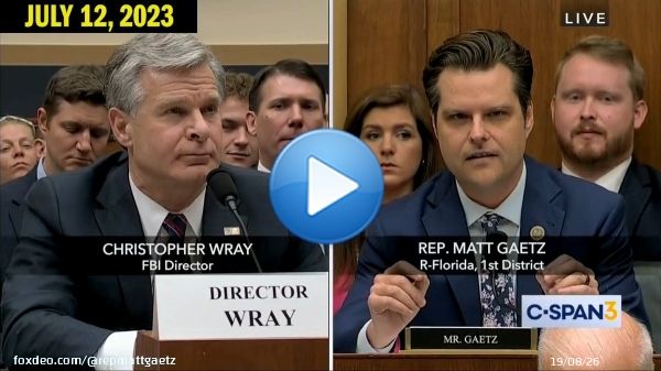 Over ONE MILLION FISA queries were conducted ILLEGALLY under FBI Director Wray&rsquo;s watch. No one has been held responsible or accountable.   President Trump was handed a 37-count indictment over a paperwork dispute.   TWO-TIER INJUSTICE SYSTEM!