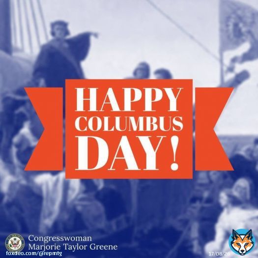 Christopher Columbus paved the way for the American spirit of exploration and freedom.  Never forget America&rsquo;s history!  Happy Columbus Day!!