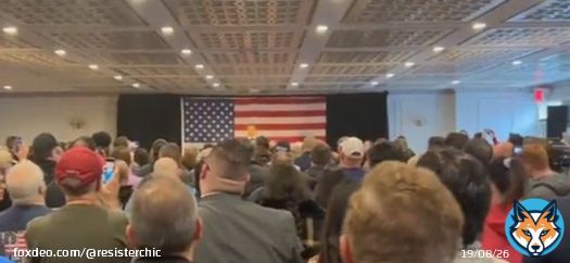 Ron DeSantis Bombs As Dozens Show Up For New York Event  DeSantis went to Staten Island NY and only drew a crowd of approximately 100 white men! LOL   #OurBlueVoice  #ProudBlue