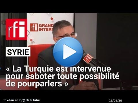 « La Turquie est intervenue pour saboter toute possibilité de pourparlers» entre les Kurdes et Damas