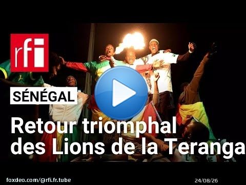 CAN 2025 : les Lions de la Teranga font un retour triomphal au Sénégal • RFI