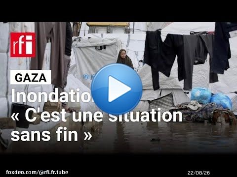 Gaza : des inondations ravagent les camps de déplacés palestiniens • RFI