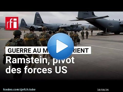Allemagne : la base de Ramstein, coeur du dispositif américain au Moyen-Orient • RFI