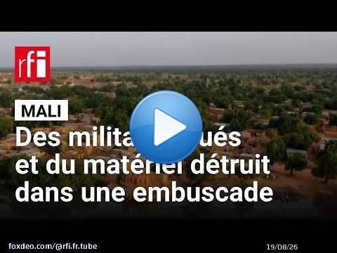 Mali : un convoi militaire tombe dans une embuscade dans le centre du pays • RFI