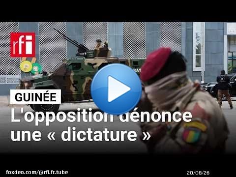 Guinée: l'opposition dénonce le régime en place, l'armée réaffirme son soutien à Doumbouya