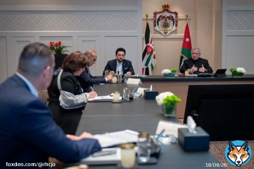 His Majesty King Abdullah II follows up on progress in the Dead Sea development zone plan during a meeting attended by His Royal Highness Crown Prince Al Hussein, and urges promoting investment opportunities and stimulating various sectors, includingtourism #Jordan