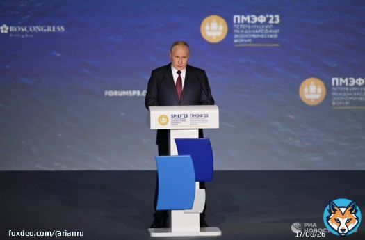 Выступление Путина на ПМЭФ в этом году стало рекордно продолжительным