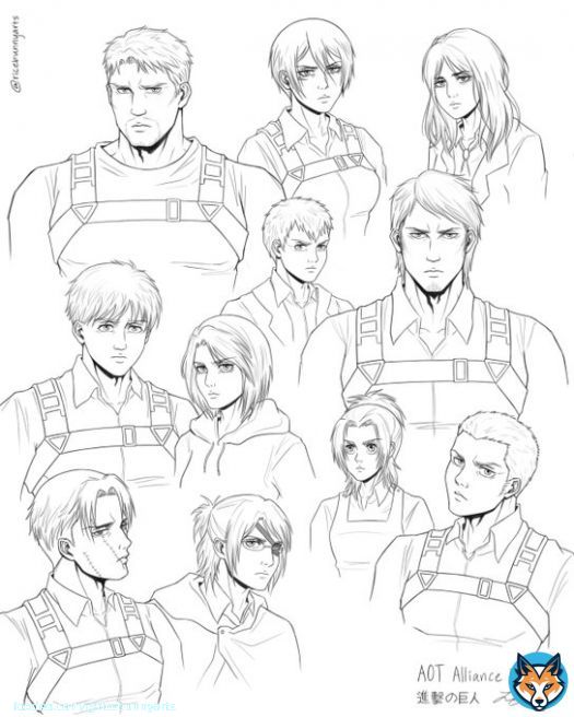 I couldn't sleep so I drew portraits of the alliance T^T.  #進撃の巨人 #AttackOnTitan #AttackonTitanFinalSeasonpart2 #aotfanart #aotalliance