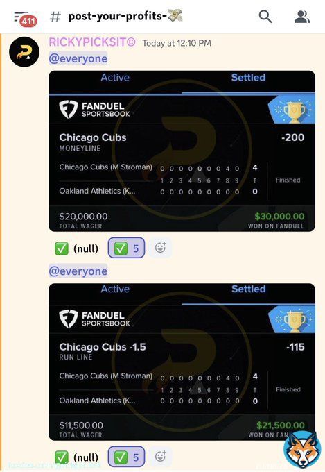$20,000 TO THE FACE ON THE CUBS GAME YESTERDAY!     #GamblingTwitter #SportsBetting