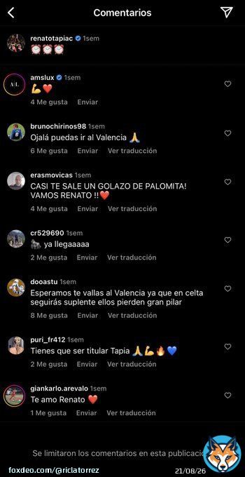La presi&oacute;n medi&aacute;tica lleg&oacute; a Renato Tapia que tuvo que cerrar comentarios. Porque como dijo Gabriela Herrera: &ldquo;las caritas de mosquitas muertas son las peores&rdquo;. #MagalyTVLaFirme