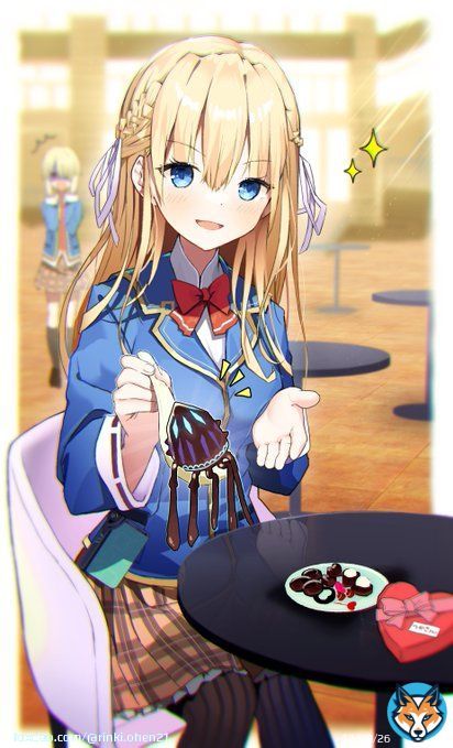 こんなチョコレートはどう？ はい、あーーん！ #ヘブバン #東城つかさ生誕祭2023