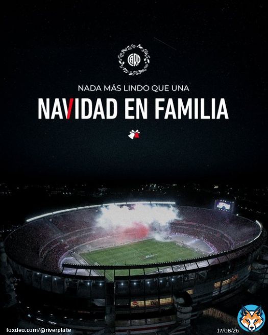 &iexcl;Feliz Navidad, familia riverplatense!