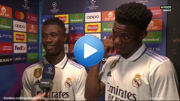 Camavinga better at leftback or midfield? Tchouam&eacute;ni: 'He's great everywhere.'  You like to play LB now ?  Camavinga: 'Not yet. (Laugh) Like I've said, the most important thing here is the team and that's it&rdquo;