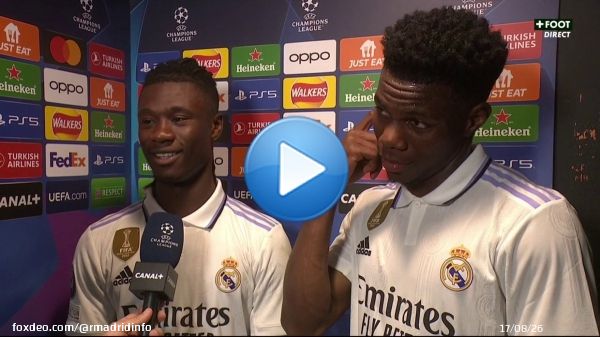 Camavinga better at leftback or midfield? Tchouam&eacute;ni: 'He's great everywhere.'  You like to play LB now ?  Camavinga: 'Not yet. (Laugh) Like I've said, the most important thing here is the team and that's it&rdquo;