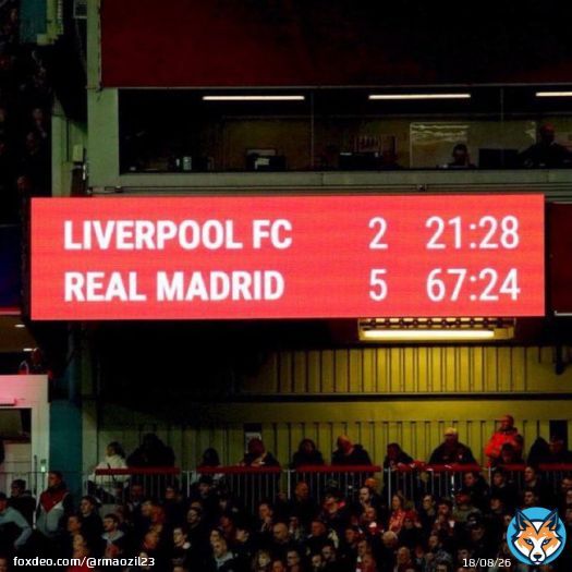We really did this to Liverpool at their own background. Real Madrid makes it look easy.