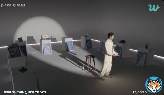 the indigo exhibition!! what a cool concept