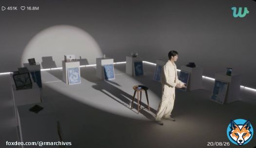 the indigo exhibition!! what a cool concept