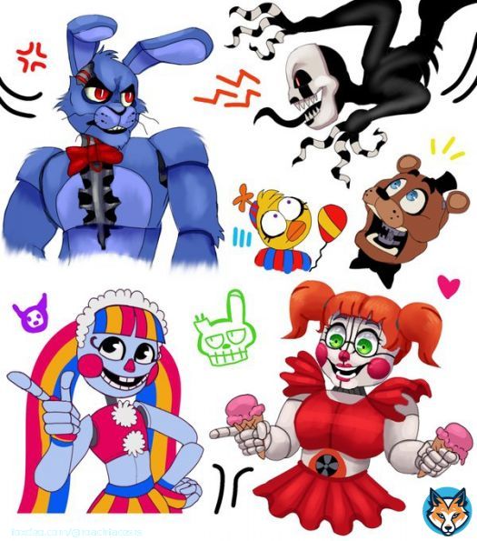 #FNAF character request doodles   Feel free to suggest  #fnaffanart
