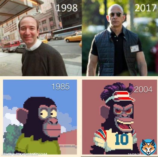 The 19 year nerd to jock challenge @theyearbookclub @JeffBezos who wears it better ?? #TheYearbookClub