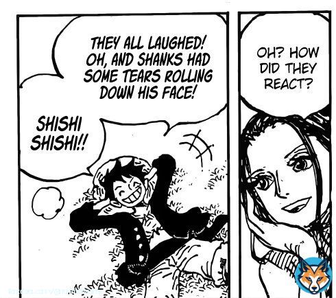 robin is always amused by luffy and loves to listen to him talking #ONEPIECE1060