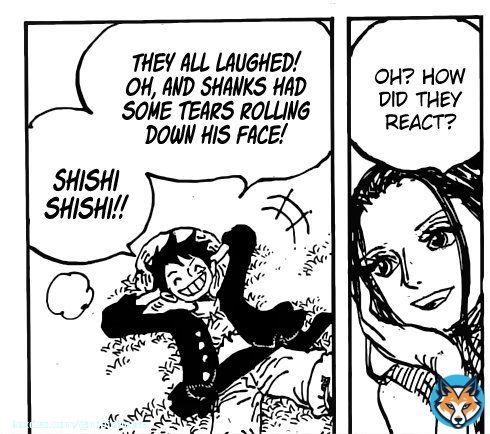 robin is always amused by luffy and loves to listen to him talking #ONEPIECE1060