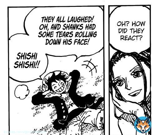 robin is always amused by luffy and loves to listen to him talking #ONEPIECE1060