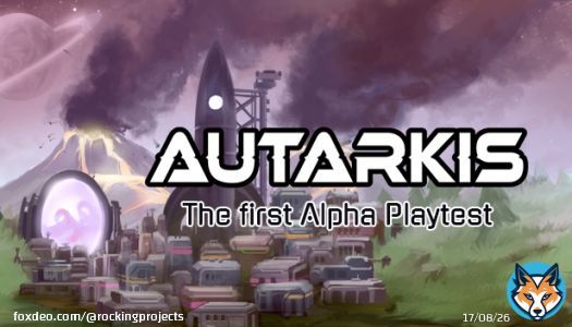 The first freely available alpha playtest  We start with the first alpha playtest of Autarkis! If you want to test our game and give feedback, join our Discord and help us improve Autarkis! Every feedback helps us a lot!   Join our Discord