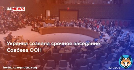 Украина созвала срочное заседание Совбеза ООН