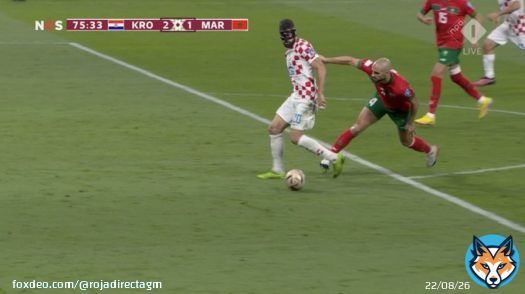 Penalti   No sancionado por el arbitro a favor de Croacia; para el VAR Bascu&ntilde;an tampoco lo vio sancionable. En mi apreciaci&oacute;n hay falta de atenci&oacute;n del defensor y derriba de manera imprudente al delantero Croata y es penal.