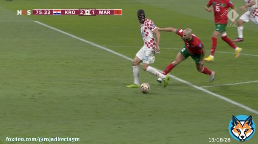 Penalti   No sancionado por el arbitro a favor de Croacia; para el VAR Bascu&ntilde;an tampoco lo vio sancionable. En mi apreciaci&oacute;n hay falta de atenci&oacute;n del defensor y derriba de manera imprudente al delantero Croata y es penal.