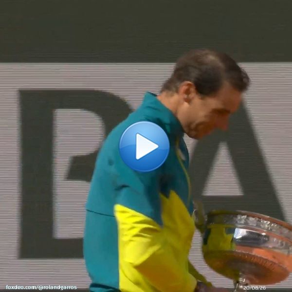 It never gets old  \ud83c\udfc6  #RolandGarros  | @RafaelNadal
