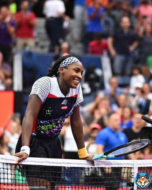 Youngest  to reach US Open QFs since 2009.   #USOpen @CocoGauff