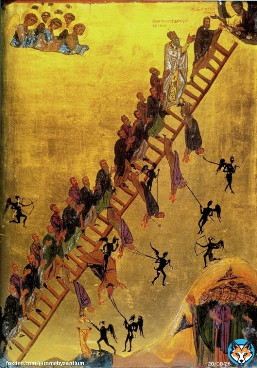 The Ladder of Divine Ascent late 12th c. Monastery of St. Catherine, Sinai, Egypt.