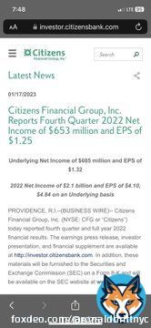 @CitizensBank You just reported 2022 Net Income [Profit] of $2.1 Billion yesterday... hmmm, take a small percentage of that profit you made of the customers you treat like  and fix your persistent tech issues that plague this horrible bank instead ofpaying your exec board
