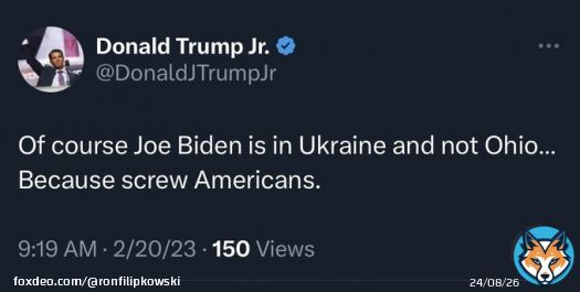Remember when I predicted that the MAGA talking point today was going to be that Biden should&rsquo;ve went to OH instead of Ukraine? That was before any of these.